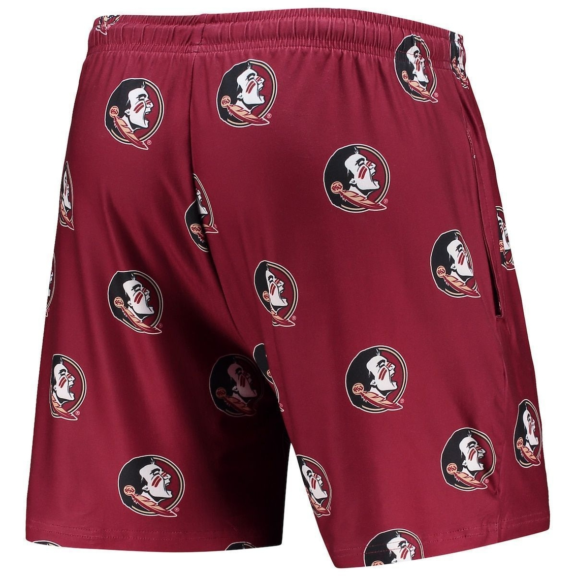 Men's Concepts Sport Garnet Florida State Seminoles Flagship Allover Print Jam Shorts 4 Men's Concepts Sport Garnet Florida State Seminoles Flagship Allover Print Jam Shorts - Image 4
