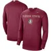 Nike Men's Garnet Florida State Seminoles 2021-22 Basketball Team Spotlight Performance Long Sleeve Top