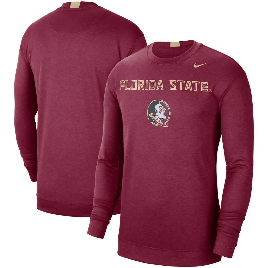 Nike Men's Garnet Florida State Seminoles 2021-22 Basketball Team Spotlight Performance Long Sleeve Top 1 Nike Men's Garnet Florida State Seminoles 2021-22 Basketball Team Spotlight Performance Long Sleeve Top