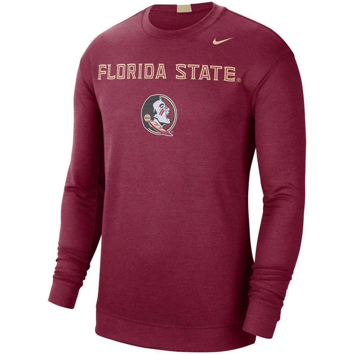 Nike Men's Garnet Florida State Seminoles 2021-22 Basketball Team Spotlight Performance Long Sleeve Top 3 Nike Men's Garnet Florida State Seminoles 2021-22 Basketball Team Spotlight Performance Long Sleeve Top - Image 3