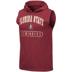 Colosseum Men's Heathered Garnet Florida State Seminoles Varsity Hoodie Tank Top -Arizona State Sun Devils Shop DSCO1136750904 2862 ALT2