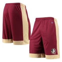 Knights Apparel Men's Garnet Florida State Seminoles Outline Shorts
