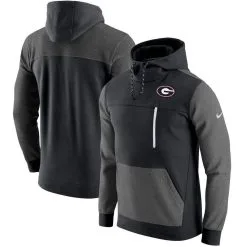 Nike Men's Black Georgia Bulldogs AV-15 2.0 Pullover Hoodie