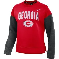 Nike Women's Red/Charcoal Georgia Bulldogs Campus Dolman Pullover Sweatshirt 6 Nike Women's Red/Charcoal Georgia Bulldogs Campus Dolman Pullover Sweatshirt -Arizona State Sun Devils Shop DSCO1136758619 2910 ALT2