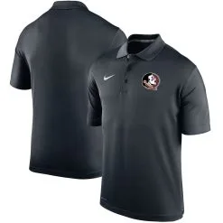Nike Men's Black Florida State Seminoles Big & Tall Primary Logo Varsity Performance Polo