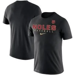 Nike Men's Black Florida State Seminoles Baseball Legend Performance T-Shirt