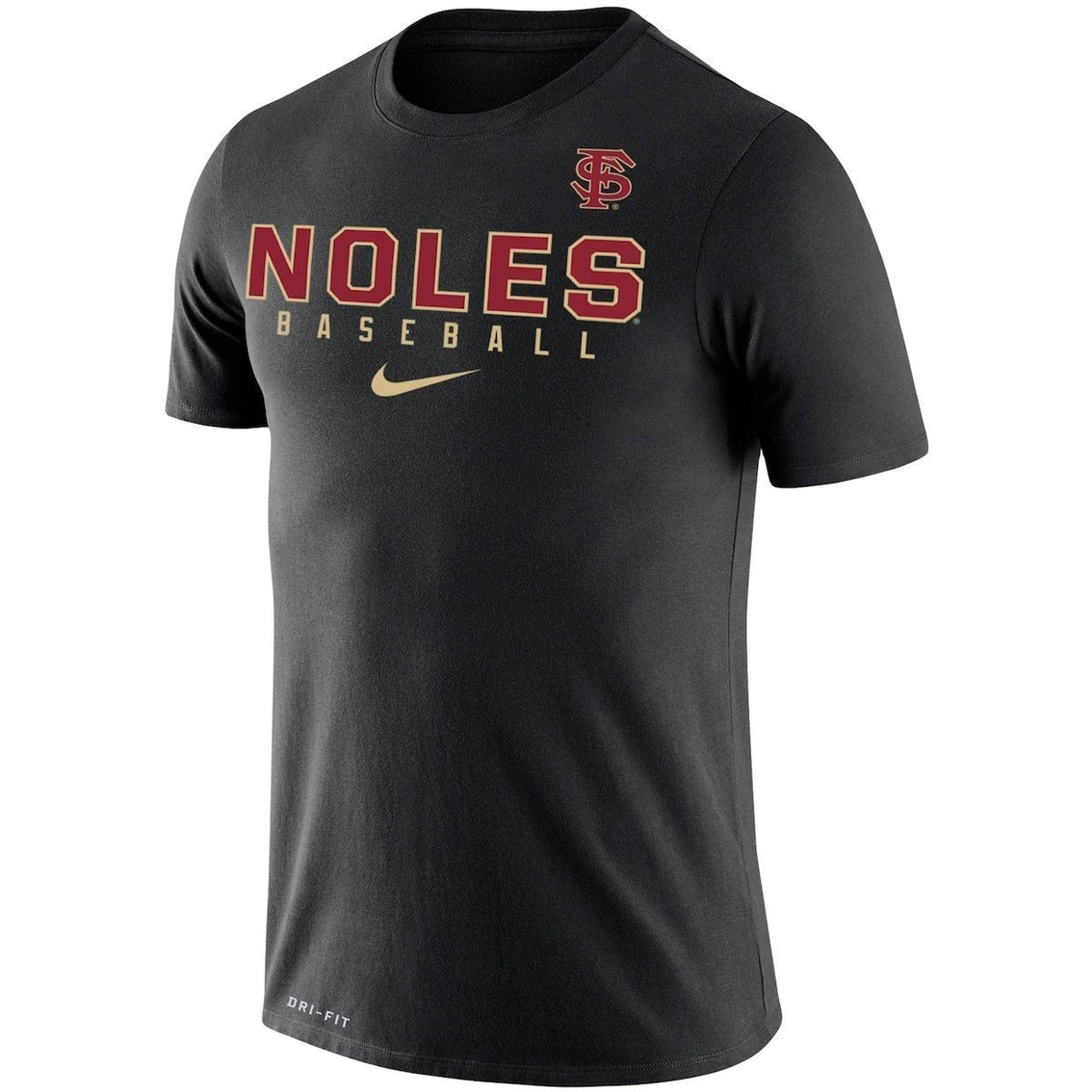 Nike Men's Black Florida State Seminoles Baseball Legend Performance T-Shirt 3 Nike Men's Black Florida State Seminoles Baseball Legend Performance T-Shirt - Image 3