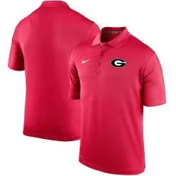 Nike Men's Red Georgia Bulldogs Big & Tall Primary Logo Varsity Performance Polo