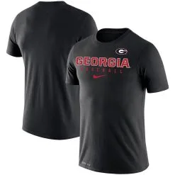 Nike Men's Black Georgia Bulldogs Baseball Legend Performance T-Shirt