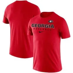 Nike Men's Red Georgia Bulldogs Baseball Legend Performance T-Shirt