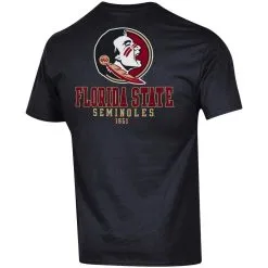Champion Men's Black Florida State Seminoles Stack 2-Hit T-Shirt -Arizona State Sun Devils Shop DSCO1136765465 1007 ALT3