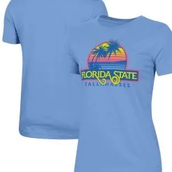 Champion Women's Light Blue Florida State Seminoles Beach Club University T-Shirt