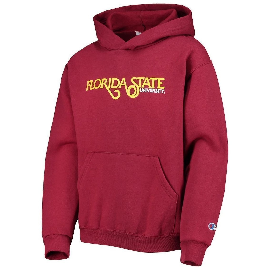 Champion Youth Garnet Florida State Seminoles Beach Club Powerblend Pullover Hoodie 3 Champion Youth Garnet Florida State Seminoles Beach Club Powerblend Pullover Hoodie - Image 3