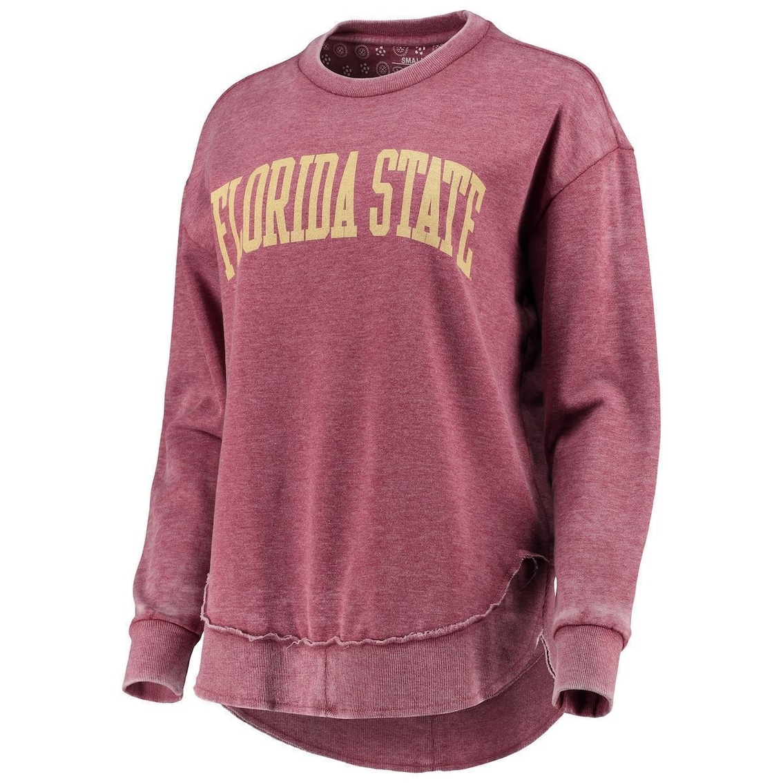 Pressbox Women's Garnet Florida State Seminoles Vintage Wash Pullover Sweatshirt 3 Pressbox Women's Garnet Florida State Seminoles Vintage Wash Pullover Sweatshirt - Image 3