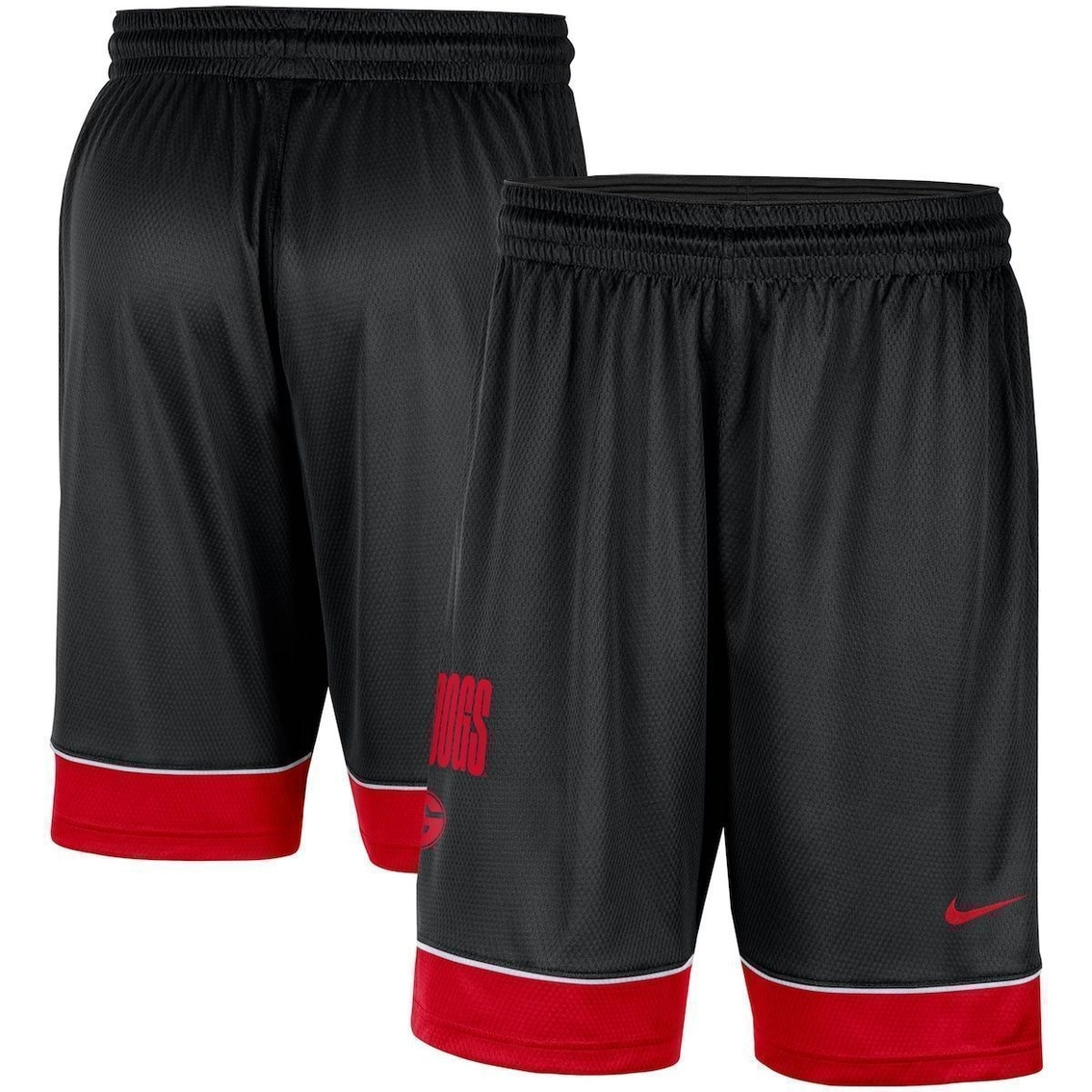 Men's Nike Black Georgia Bulldogs Fast Break Performance Shorts 1 Men's Nike Black Georgia Bulldogs Fast Break Performance Shorts