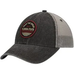 Legacy Athletic Men's Black Florida State Seminoles Sunset Dashboard Trucker Snapback Hat