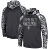 Men's Colosseum Charcoal Florida State Seminoles OHT Military Appreciation Digital Camo Pullover Hoodie