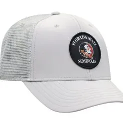Top Of The World Men's Gray Florida State Seminoles Potter Circle Trucker Snapback Hat -Arizona State Sun Devils Shop DSCO1136779085 1927 ALT3