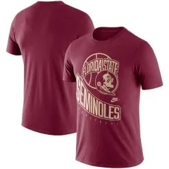 Nike Men's Garnet Florida State Seminoles Retro Basketball T-Shirt