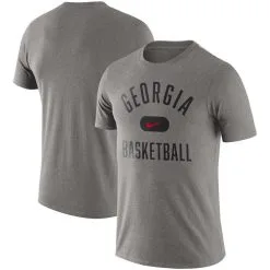 Nike Men's Heathered Gray Georgia Bulldogs Team Arch T-Shirt