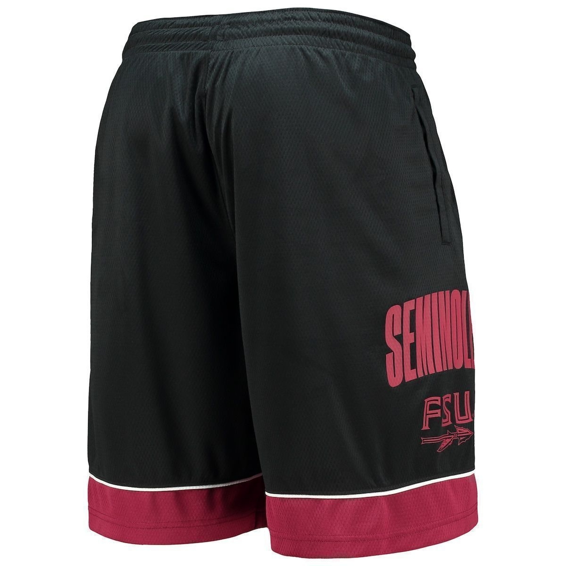 Men's Nike Black Florida State Seminoles Fast Break Shorts 4 Men's Nike Black Florida State Seminoles Fast Break Shorts - Image 4