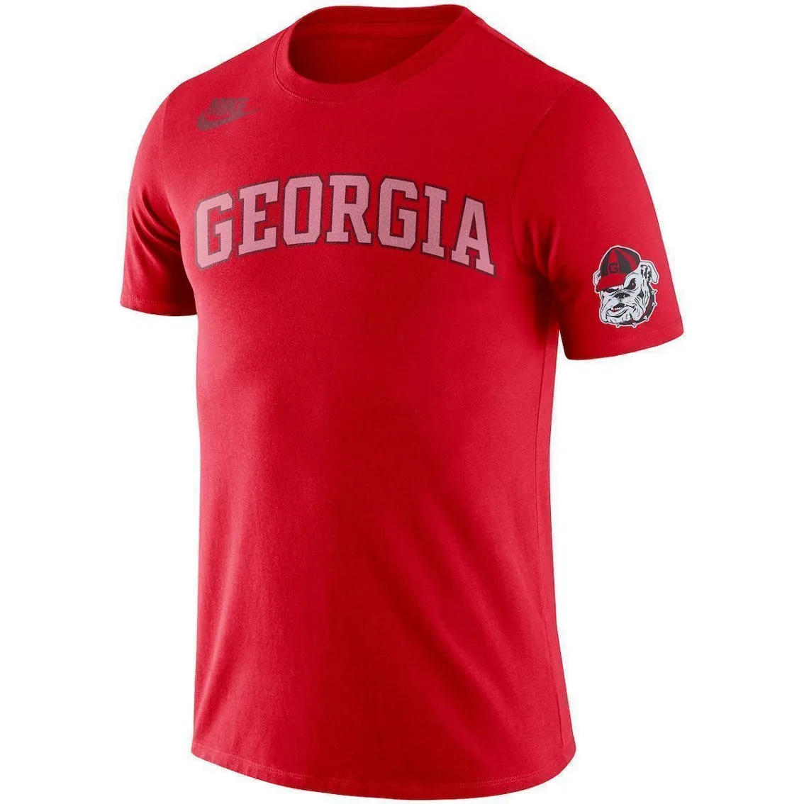 Nike Men's Red Georgia Bulldogs Basketball Retro 2-Hit T-Shirt 3 Nike Men's Red Georgia Bulldogs Basketball Retro 2-Hit T-Shirt - Image 3