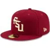 New Era Men's Garnet Florida State Seminoles Primary Team Logo Basic 59FIFTY Fitted Hat