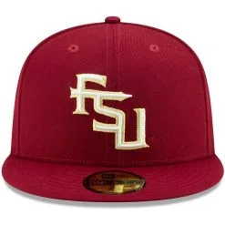 New Era Men's Garnet Florida State Seminoles Primary Team Logo Basic 59FIFTY Fitted Hat 6 New Era Men's Garnet Florida State Seminoles Primary Team Logo Basic 59FIFTY Fitted Hat -Arizona State Sun Devils Shop DSCO1136782920 2862 ALT2