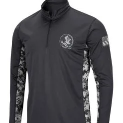 Colosseum Men's Charcoal Florida State Seminoles OHT Military Appreciation Digi Camo Quarter-Zip Jacket 6 Colosseum Men's Charcoal Florida State Seminoles OHT Military Appreciation Digi Camo Quarter-Zip Jacket -Arizona State Sun Devils Shop DSCO1136783729 1904 ALT2