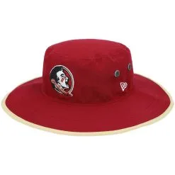 Men's New Era Garnet Florida State Seminoles Basic Panama Bucket Hat