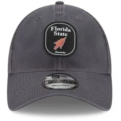 New Era Men's Charcoal Florida State Seminoles Understated 9TWENTY Adjustable Hat 6 New Era Men's Charcoal Florida State Seminoles Understated 9TWENTY Adjustable Hat -Arizona State Sun Devils Shop DSCO1136787318 1904 ALT2