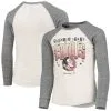 Youth League Collegiate Wear Heathered Gray Florida State Seminoles Baseball Tri-Blend Raglan Long Sleeve T-Shirt