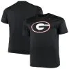 Nike Men's Black Georgia Bulldogs Big & Tall Legend Primary Logo Performance T-Shirt