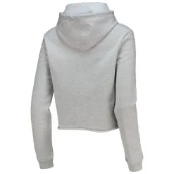 League Collegiate Wear Women's Ash Florida State Seminoles Banner 1636 Cropped Pullover Hoodie -Arizona State Sun Devils Shop DSCO1136793586 4097 ALT3