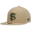 New Era Men's Tan Florida State Seminoles Camel & Rifle 59FIFTY Fitted Hat