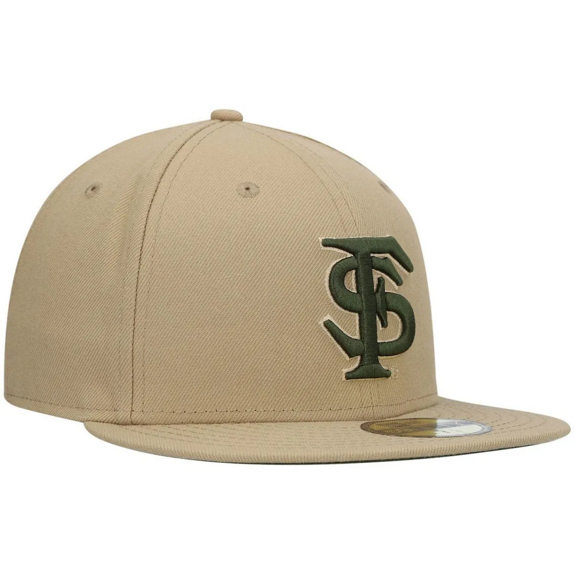 New Era Men's Tan Florida State Seminoles Camel & Rifle 59FIFTY Fitted Hat 4 New Era Men's Tan Florida State Seminoles Camel & Rifle 59FIFTY Fitted Hat - Image 4