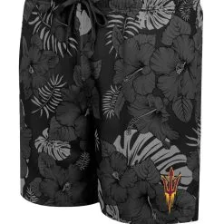 Colosseum Men's Black Arizona State Sun Devils The Dude Swim Shorts -Arizona State Sun Devils Shop DSCO1137451401 1007 ALT2