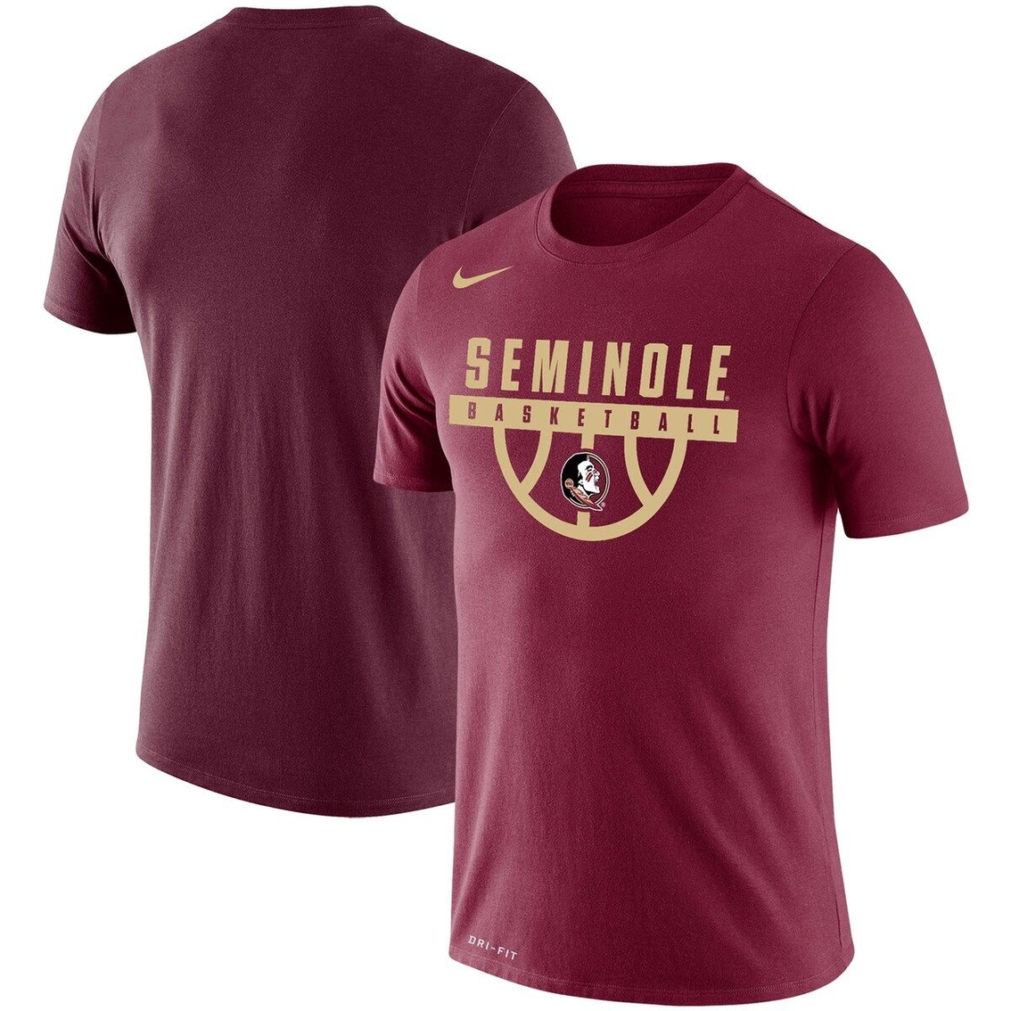 Nike Men's Garnet Florida State Seminoles Basketball Drop Legend Performance T-Shirt 1 Nike Men's Garnet Florida State Seminoles Basketball Drop Legend Performance T-Shirt