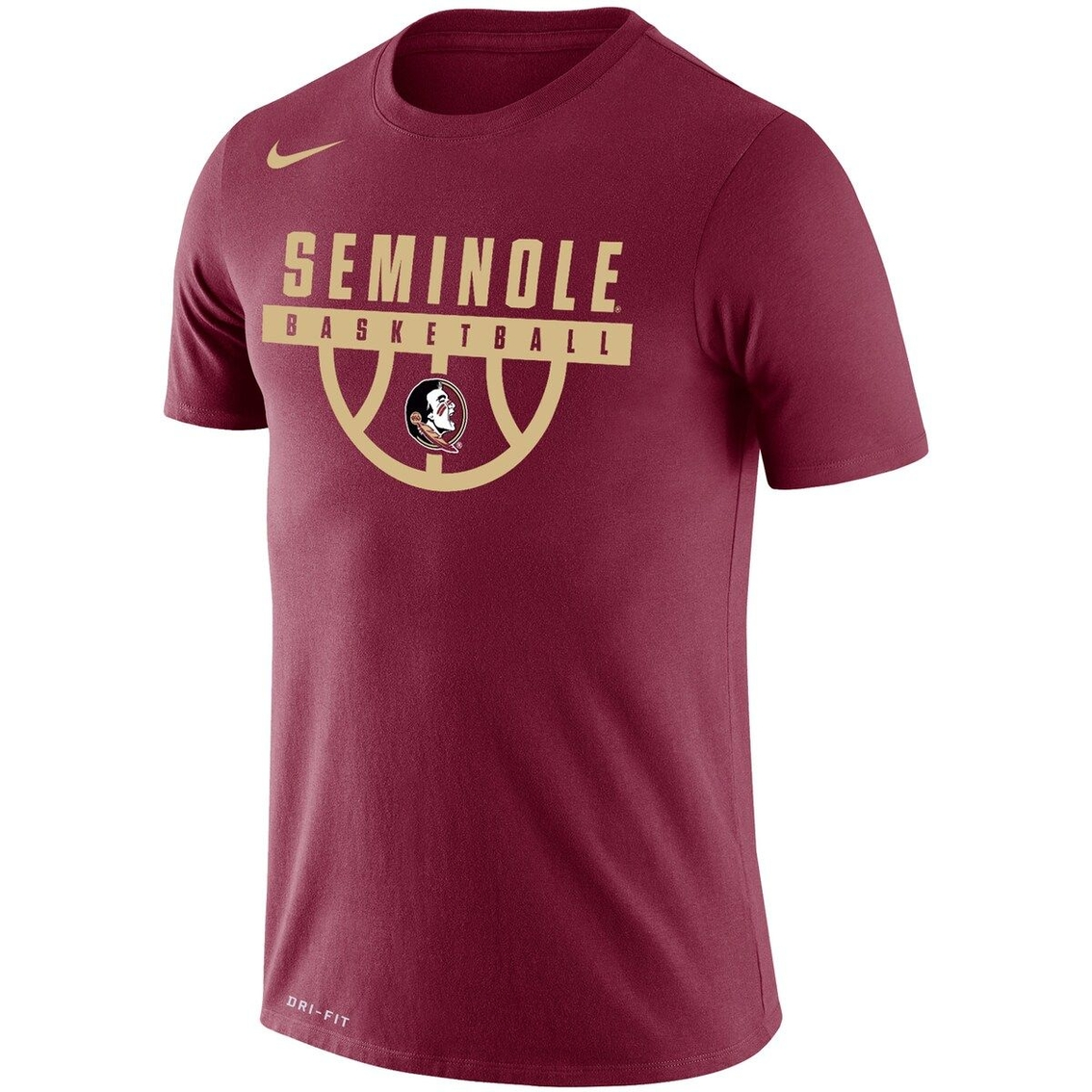 Nike Men's Garnet Florida State Seminoles Basketball Drop Legend Performance T-Shirt 3 Nike Men's Garnet Florida State Seminoles Basketball Drop Legend Performance T-Shirt - Image 3