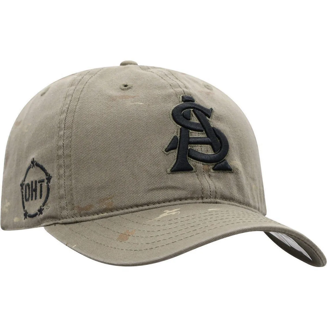 Top Of The World Men's Olive Arizona State Sun Devils OHT Military Appreciation Ghost Adjustable Hat 2 Top Of The World Men's Olive Arizona State Sun Devils OHT Military Appreciation Ghost Adjustable Hat - Image 2