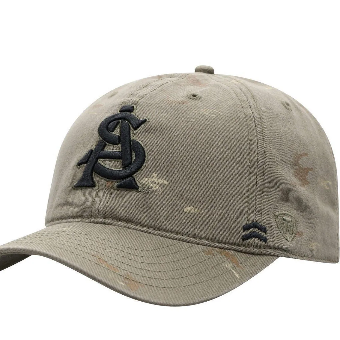 Top Of The World Men's Olive Arizona State Sun Devils OHT Military Appreciation Ghost Adjustable Hat 4 Top Of The World Men's Olive Arizona State Sun Devils OHT Military Appreciation Ghost Adjustable Hat - Image 4