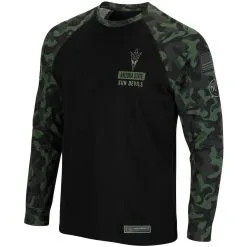 Colosseum Men's Black Arizona State Sun Devils OHT Military Appreciation Camo Raglan Long Sleeve T-Shirt 6 Colosseum Men's Black Arizona State Sun Devils OHT Military Appreciation Camo Raglan Long Sleeve T-Shirt -Arizona State Sun Devils Shop DSCO1137452182 1007 ALT2