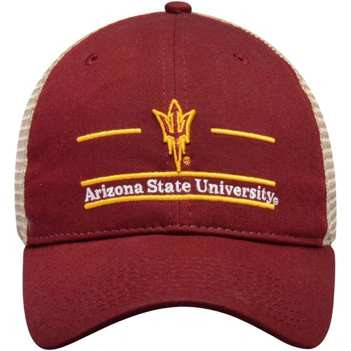 The Game Men's Maroon Arizona State Sun Devils Split Bar Trucker Adjustable Hat 3 The Game Men's Maroon Arizona State Sun Devils Split Bar Trucker Adjustable Hat - Image 3