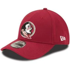 New Era Men's Garnet Florida State Seminoles Team Logo College Classic 39THIRTY Flex Hat