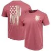 Image One Men's Garnet Florida State Seminoles Baseball Flag Comfort Colors T-Shirt