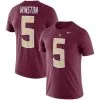Nike Men's Jameis Winston Garnet Florida State Seminoles Football Name & Number Performance T-Shirt