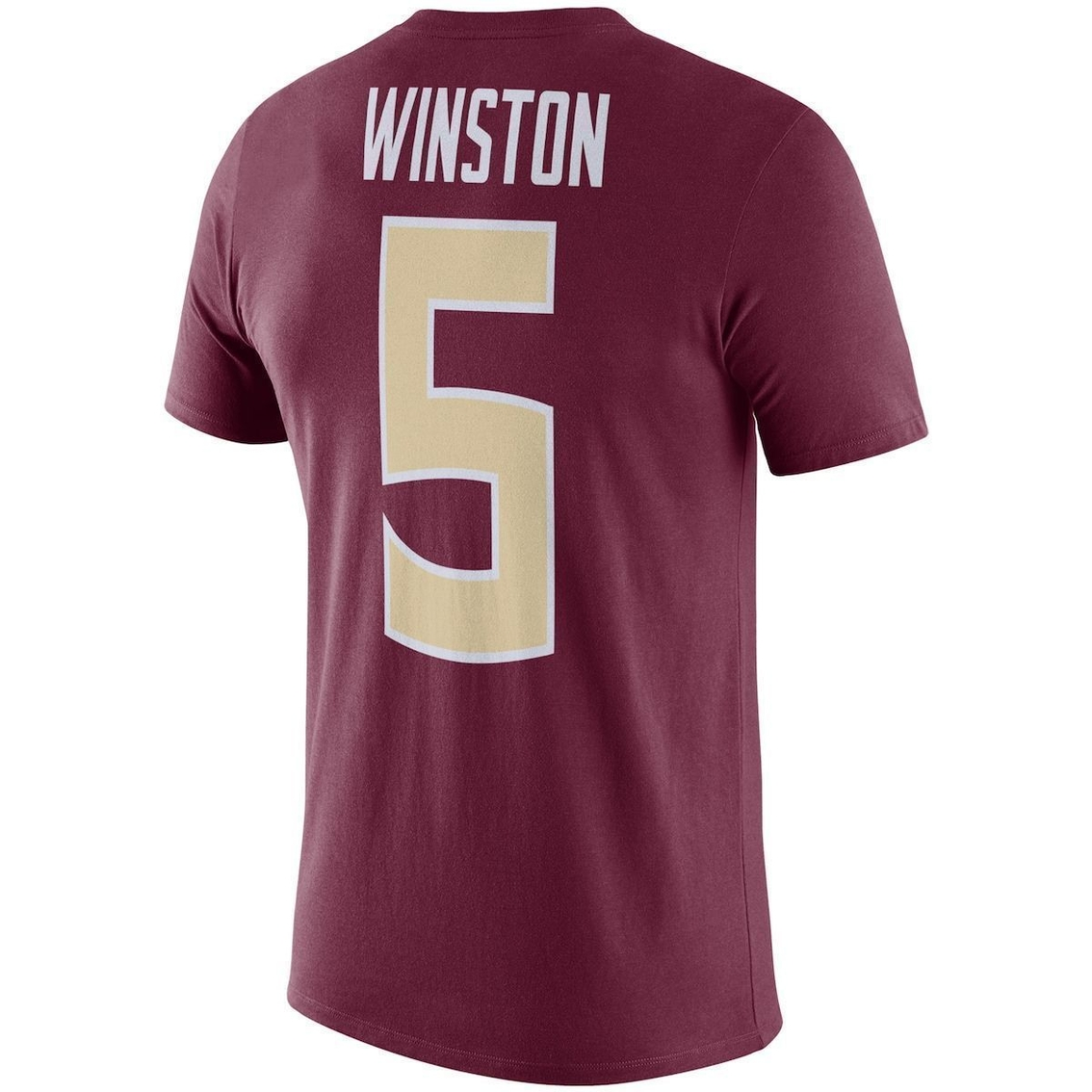 Nike Men's Jameis Winston Garnet Florida State Seminoles Football Name & Number Performance T-Shirt 4 Nike Men's Jameis Winston Garnet Florida State Seminoles Football Name & Number Performance T-Shirt - Image 4
