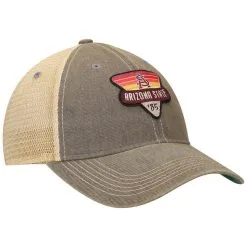 Legacy Athletic Men's Gray Arizona State Sun Devils Legacy Point Old Favorite Trucker Snapback Hat -Arizona State Sun Devils Shop DSCO1137455723 1927 ALT3