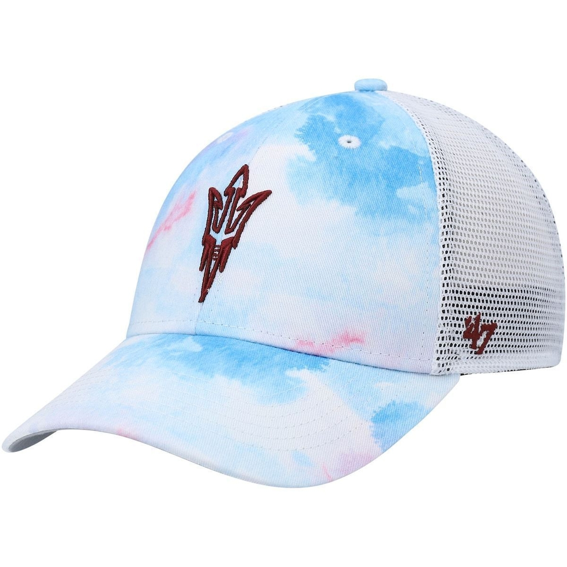 '47 Women's White Arizona State Sun Devils Casey MVP Trucker Snapback Hat 1 '47 Women's White Arizona State Sun Devils Casey MVP Trucker Snapback Hat