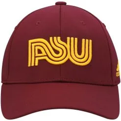 Adidas Men's Maroon Arizona State Sun Devils Team Flex Hat -Arizona State Sun Devils Shop DSCO1137456047 2882 ALT2